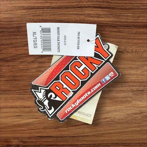 Rocky Mossy Oak Mens XL 40-42 Overalls Bibs Camouflage NWT NEW - Picture 7 of 10